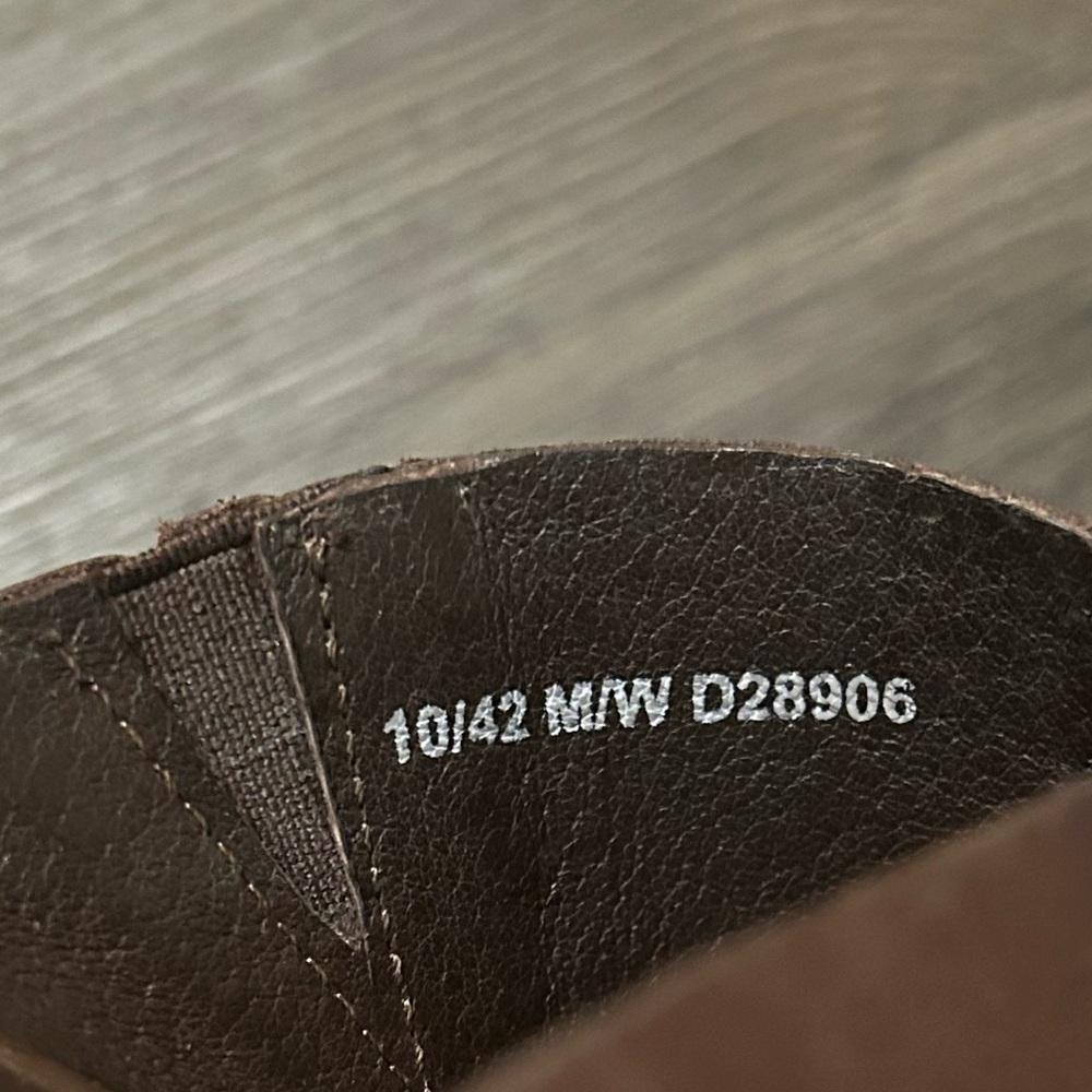 Born Dark Brown Leather Wedges - Picture 6 of 8